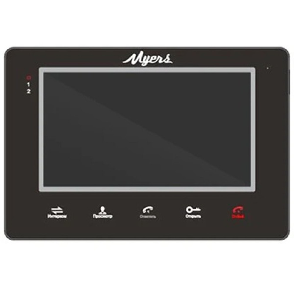 Комплект домофона Myers M-72SD Black + D-300S HD