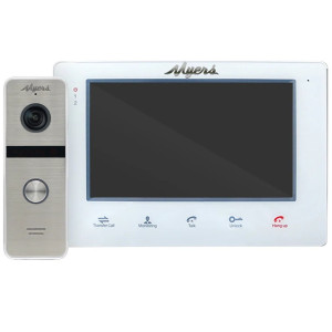 Комплект домофона Myers M-72SD White + D-300S HD
