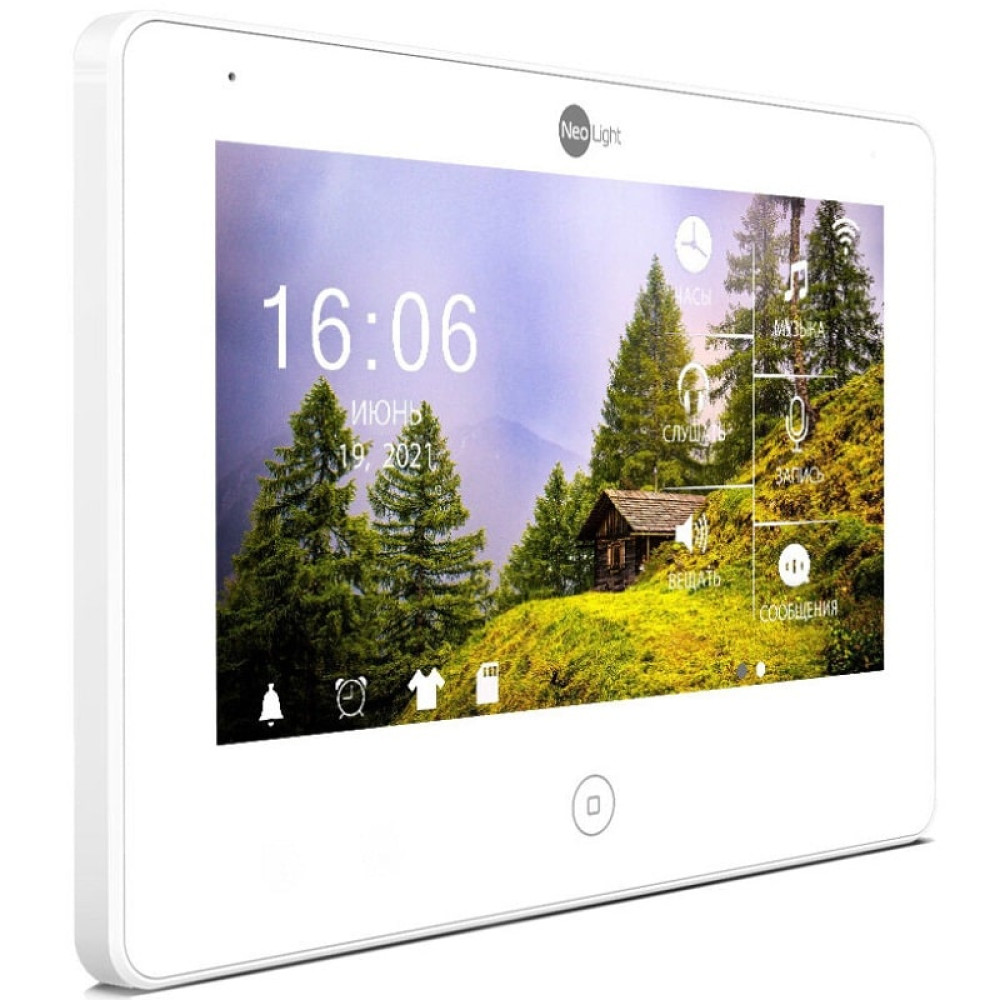 Комплект видеодомофона NeoLight NeoKIT HD Pro WF SilverP