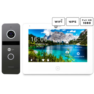 Комплект видеодомофона NeoLight NeoKIT HD Pro WF Graphite