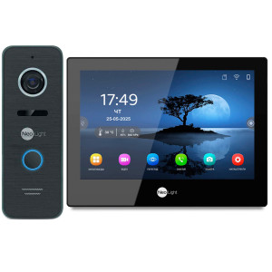 Комплект видеодомофона NeoLight ALPHA Hybrid HD KIT B/Black