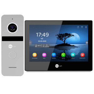 Комплект відеодомофону NeoLight ALPHA Hybrid HD KIT B/Silver