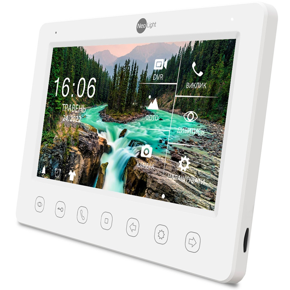 Комплект відеодомофона NeoLight NeoKIT FHD Pro Graphite