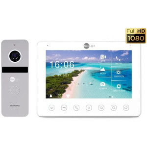 Комплект видеодомофона NeoLight NeoKIT FHD Pro Silver