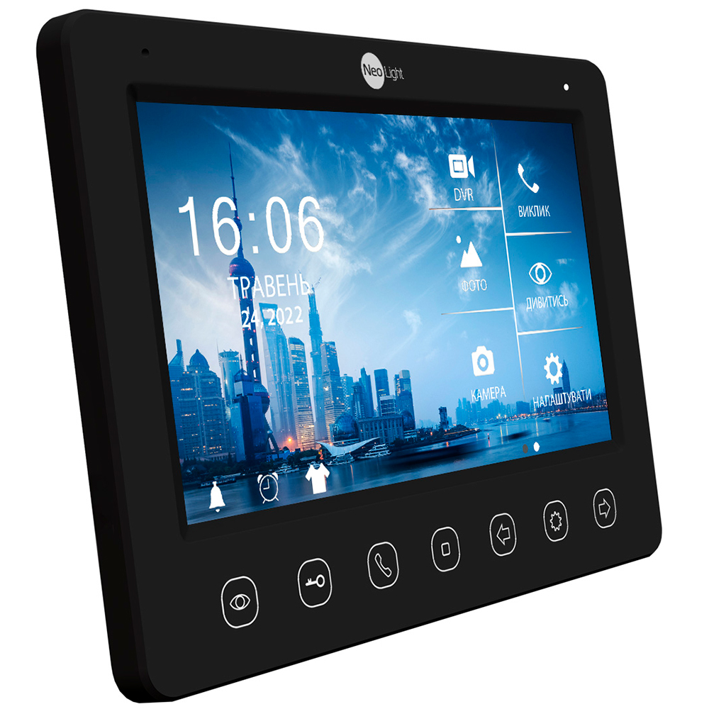 Комплект відеодомофона NeoLight NeoKIT HD WF B/Graphite