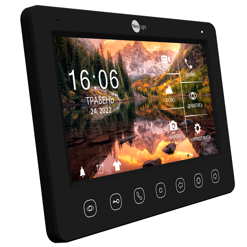 Комплект відеодомофона NeoLight NeoKIT HD WF B/Graphite