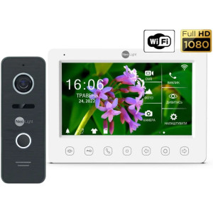Комплект видеодомофона NeoLight NeoKIT HD WF Black