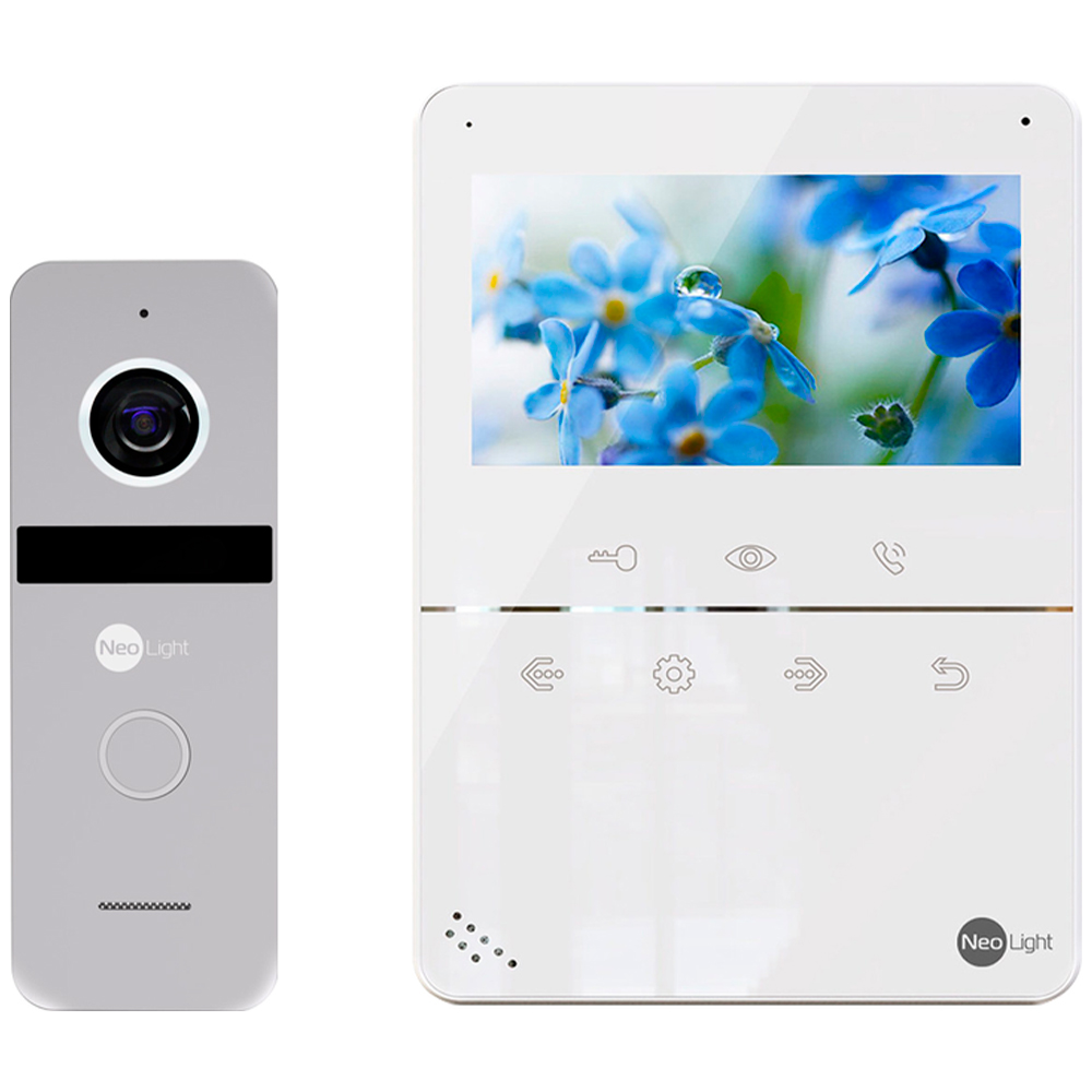 Комплект відеодомофона NeoLight Tetta + Solo Silver