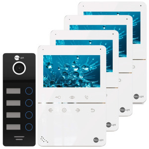 Комплект відеодомофона NeoLight TETTA KIT 4 Family