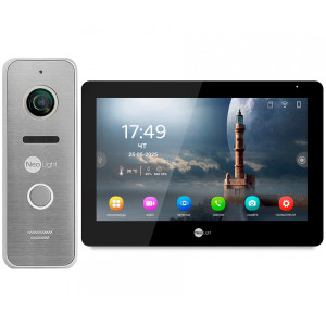 Комплект відеодомофона NeoLight MEZZO Hybrid HD KIT B/SilverP