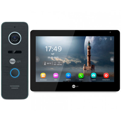 Комплект видеодомофона NeoLight MEZZO Hybrid HD KIT B/Black