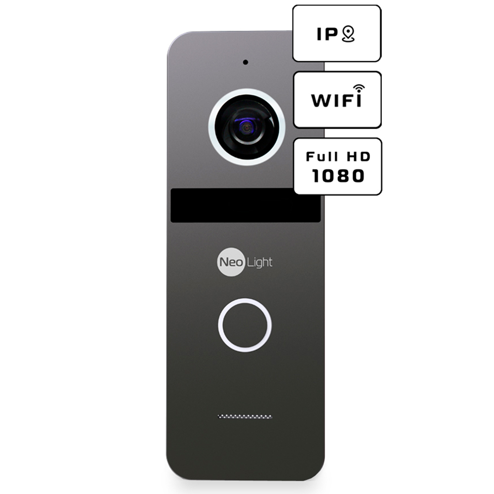2 МП IP-відеопанель NeoLight SOLO IPW Graphite