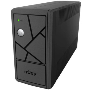Источник бесперебойного питания NJOY Keen 600 (UPLI-LI060KU-CG01B) Lin.int., AVR, 2 x евро, USB, пластик