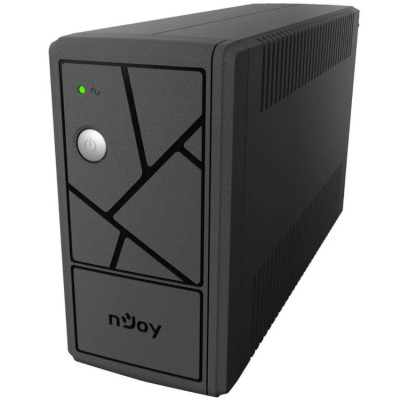 Джерело безперебійного живлення NJOY Keen 600 (UPLI-LI060KU-CG01B) Lin.int., AVR, 2 x евро, USB, пластик