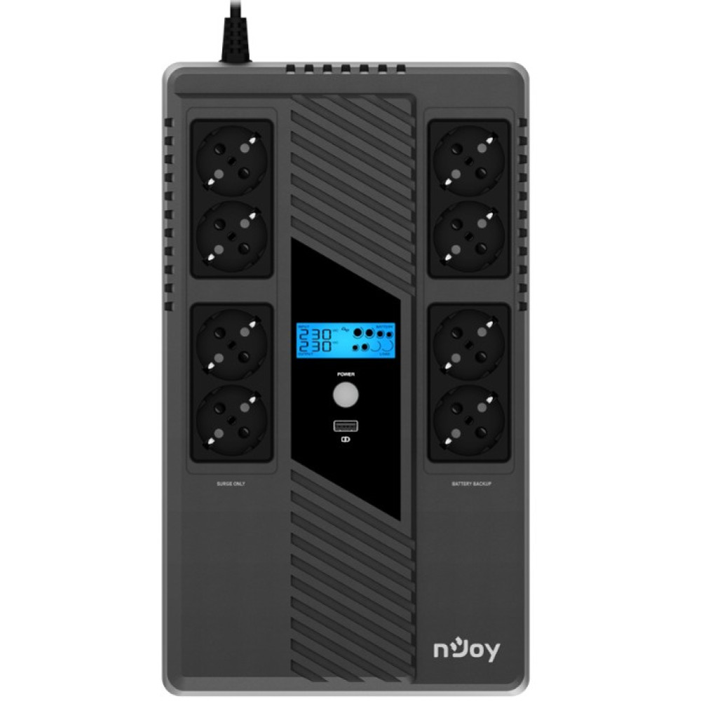 Источник бесперебойного питания Njoy Token 800 (UPCSBLS680TTOAZ01B)