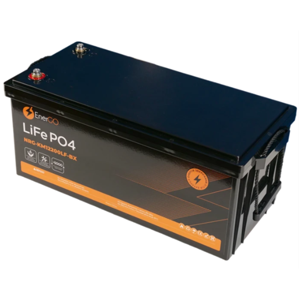 Акумулятор EnerGo LiFePO4 12V 200Ah (NRG-KM12200LF-BX)
