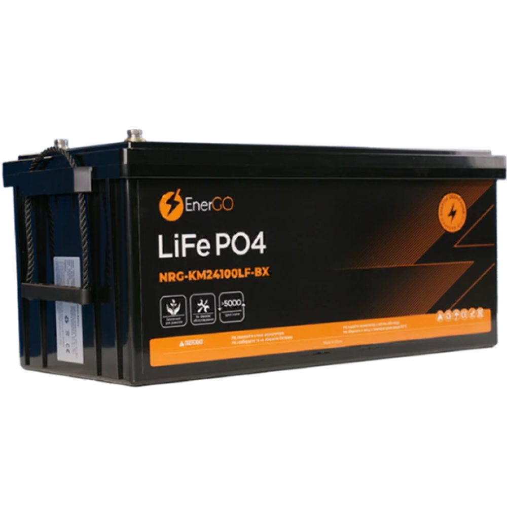 Аккумулятор EnerGo LiFePO4 24V 100Ah (NRG-KM24100LF-BX)