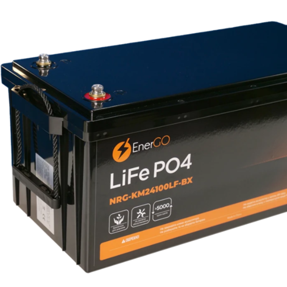 Аккумулятор EnerGo LiFePO4 24V 100Ah (NRG-KM24100LF-BX)
