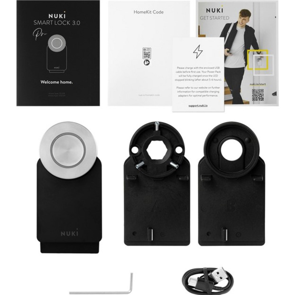 Smart замок NUKI Smart Lock 3.0 Pro чорний WiFi