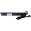 Блок розеток NVC-PDU/8M-16А Black для комутаційної шафи 19" на 8 розеток, з вимикачем