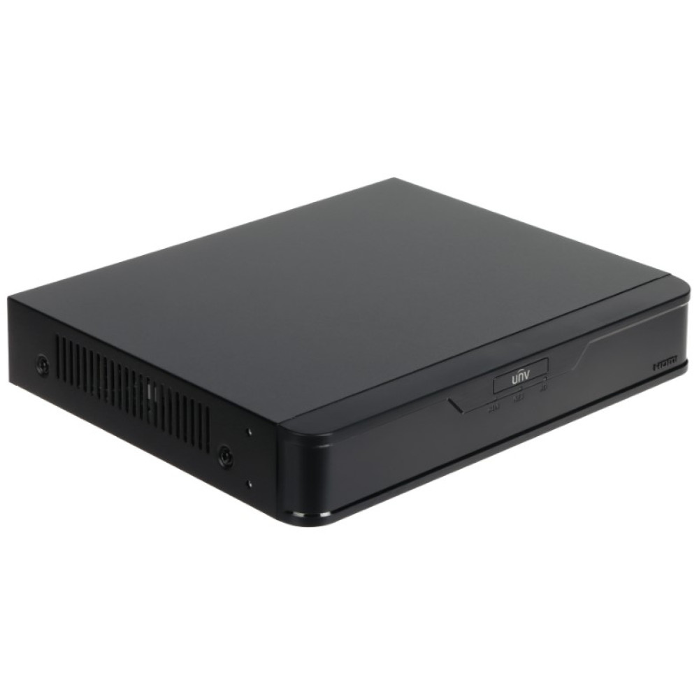 4-канальний NVR відеореєстратор Uniview NVR301-04B-IQ Black