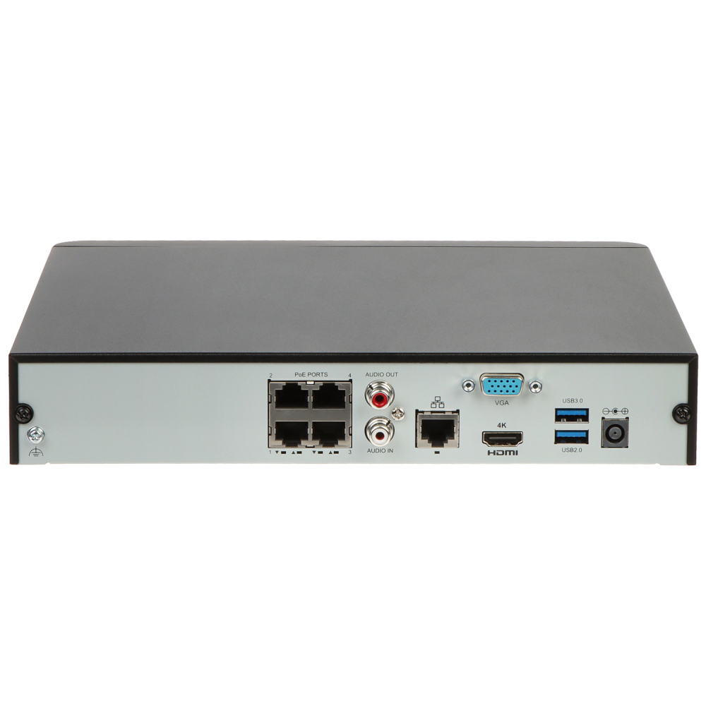 4-канальный NVR видеорегистратор Uniview NVR301-04X-P4 с поддержкой PoE