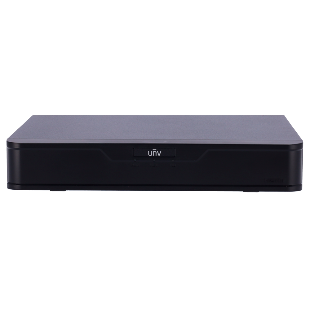 8-канальный NVR видеорегистратор Uniview NVR301-08B-IQ Black