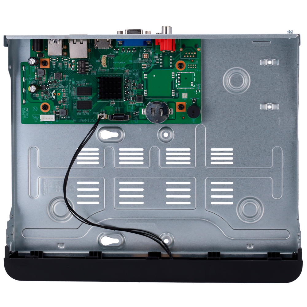 8-канальный NVR видеорегистратор Uniview NVR301-08B-IQ Black