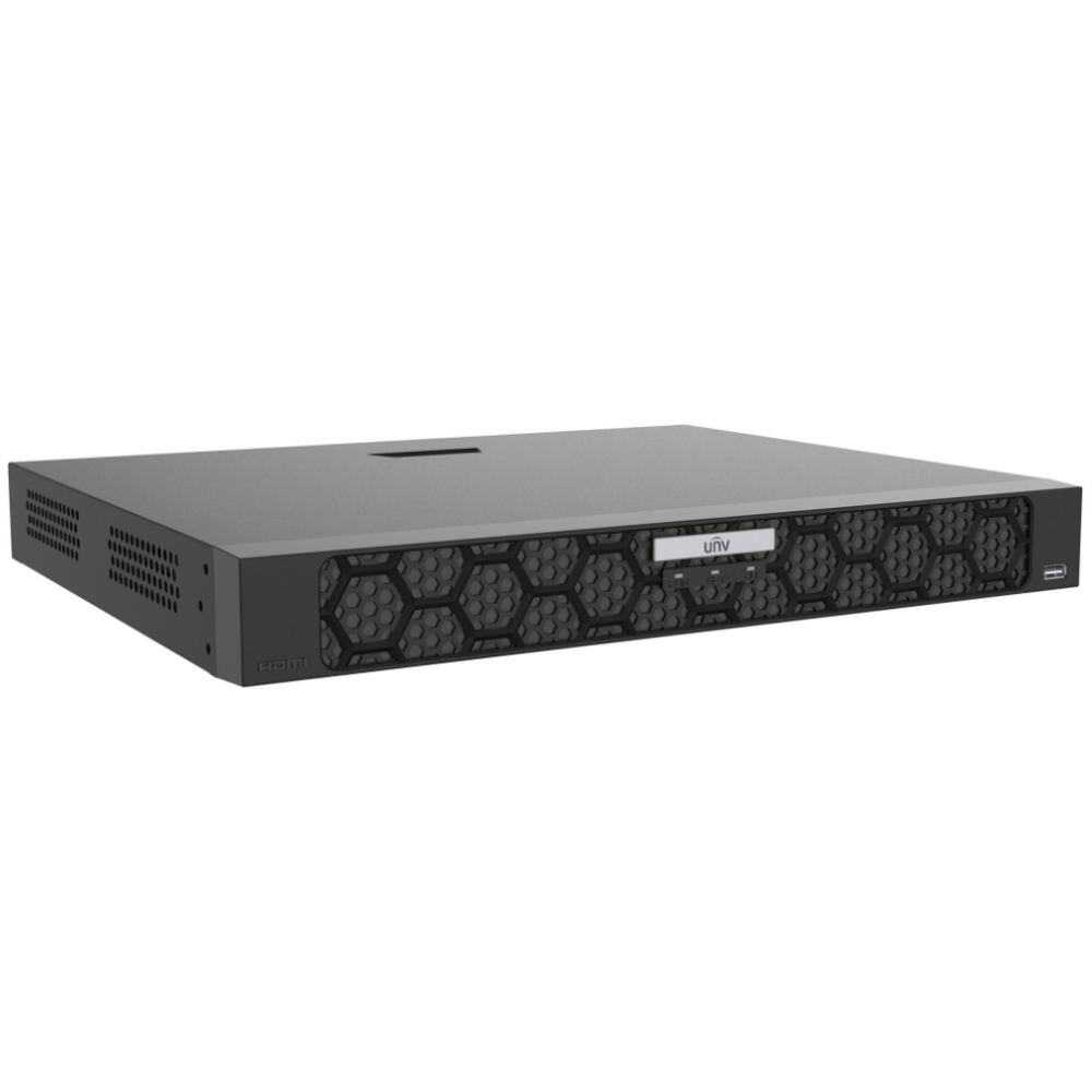 9-канальний NVR відеореєстратор Uniview NVR502-09B-IQ Black