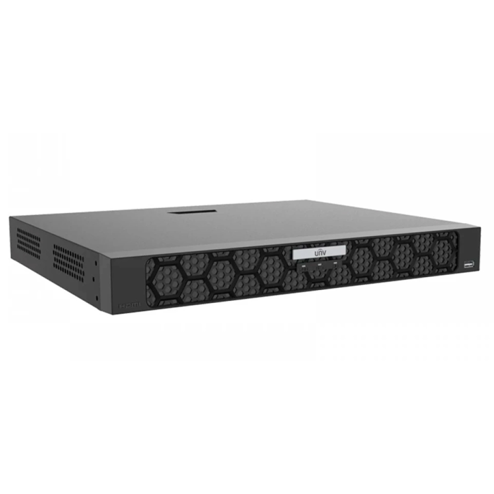 32-канальный NVR видеорегистратор Uniview NVR502-32B-IQ Black