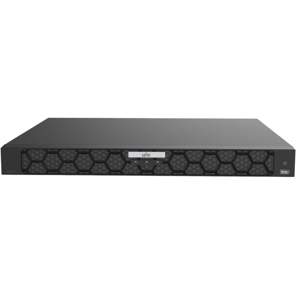 32-канальный NVR видеорегистратор Uniview NVR504-32B-IQ Black