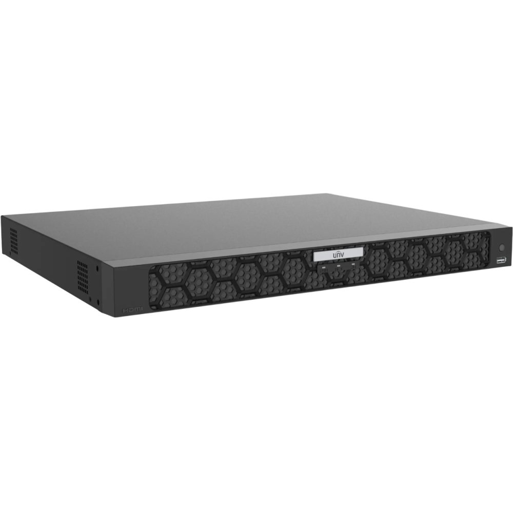 32-канальный NVR видеорегистратор Uniview NVR504-32B-IQ Black