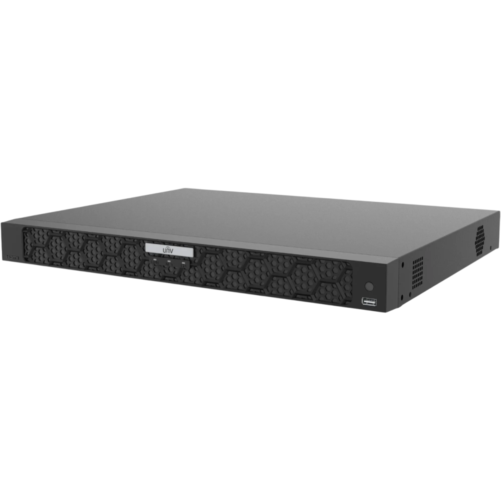 32-канальный NVR видеорегистратор Uniview NVR504-32B-IQ Black