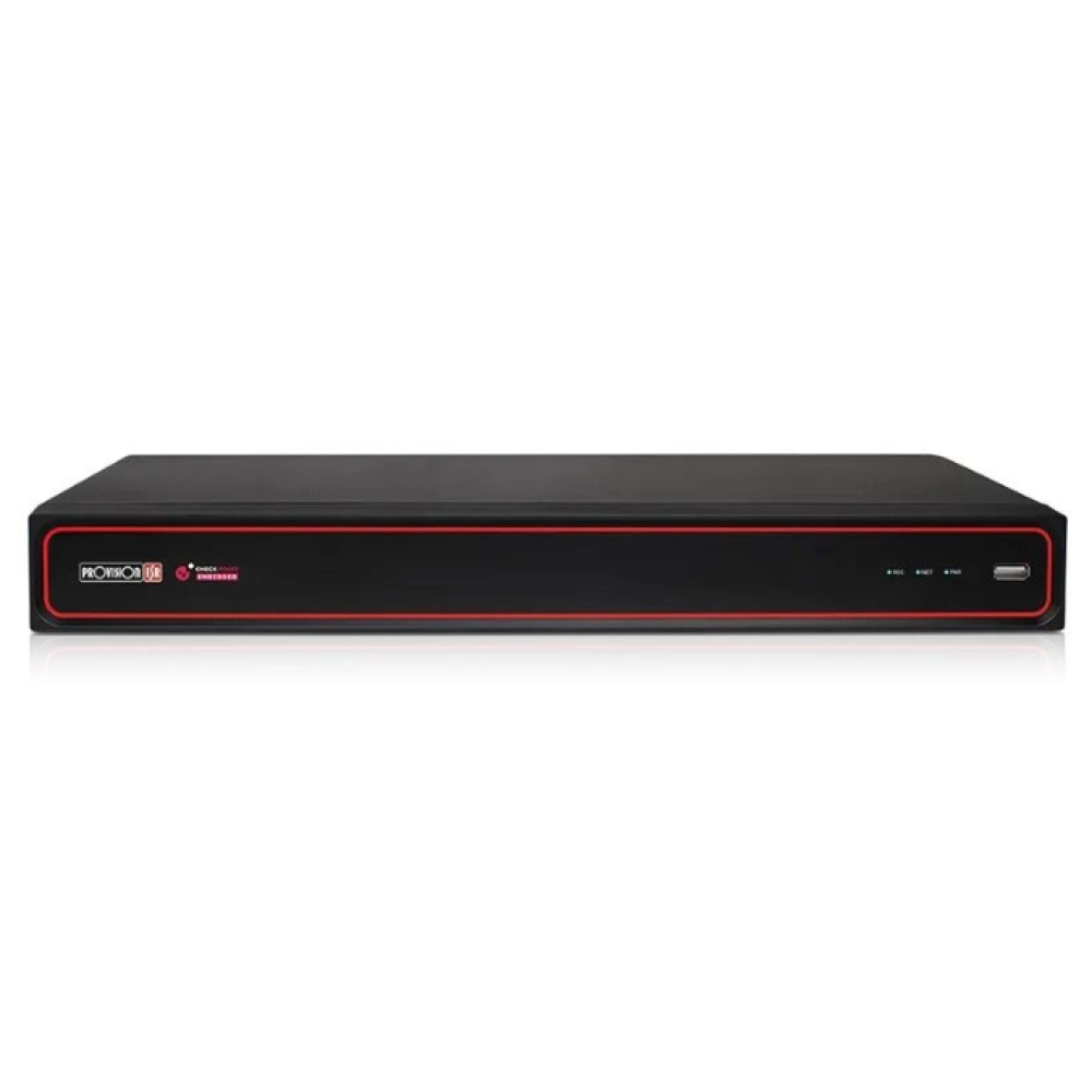 16-канальний NVR-відеореєстратор Provision-ISR NVR8-16400AN(1U)-V2 з AI відеоаналітикою