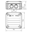 Коробка разветвитель OBO Bettermann Т60 114х114х57 ІР66
