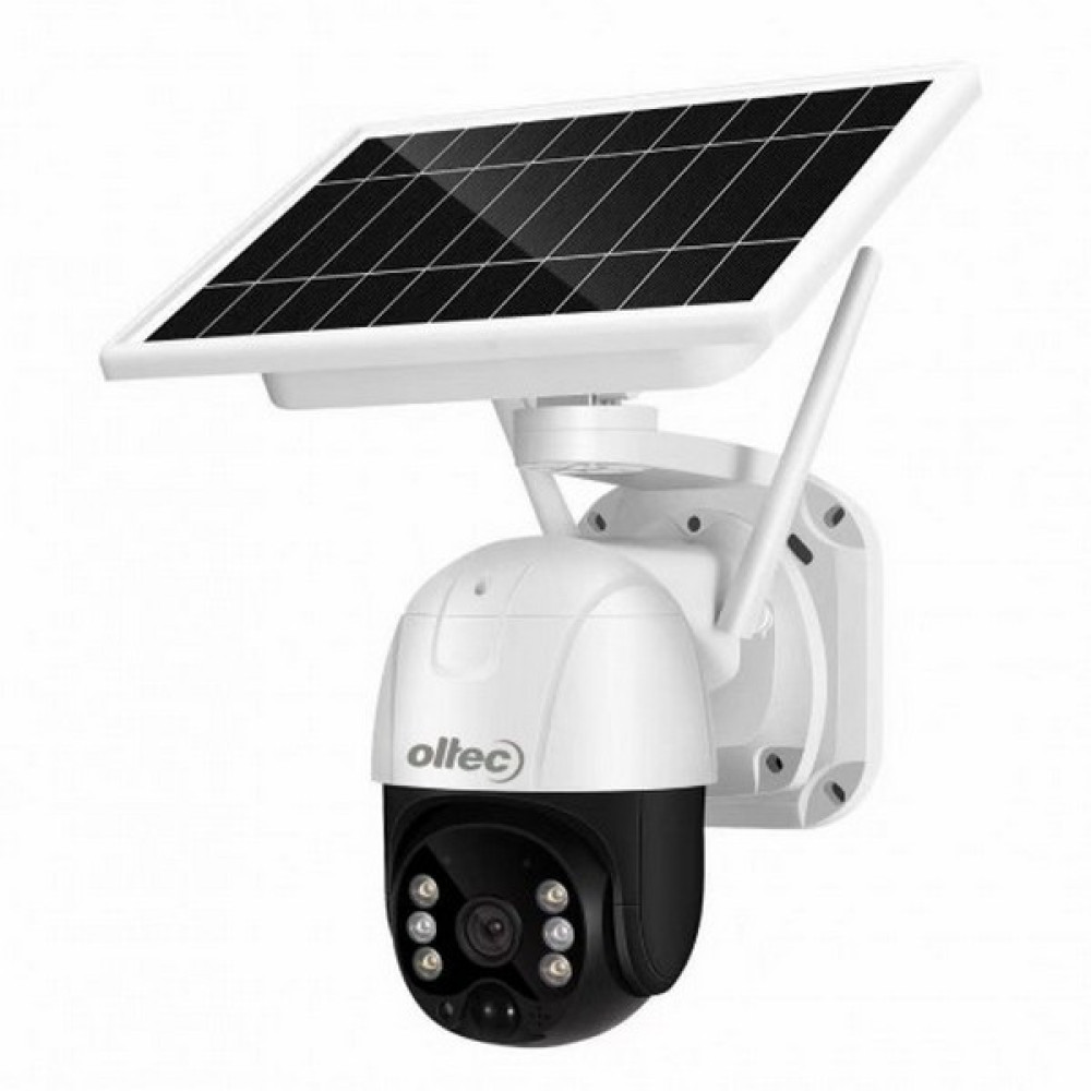 3 Мп бездротова поворотна IP-камера Oltec IPC-322SW-G з сонячною батареєю та 4G