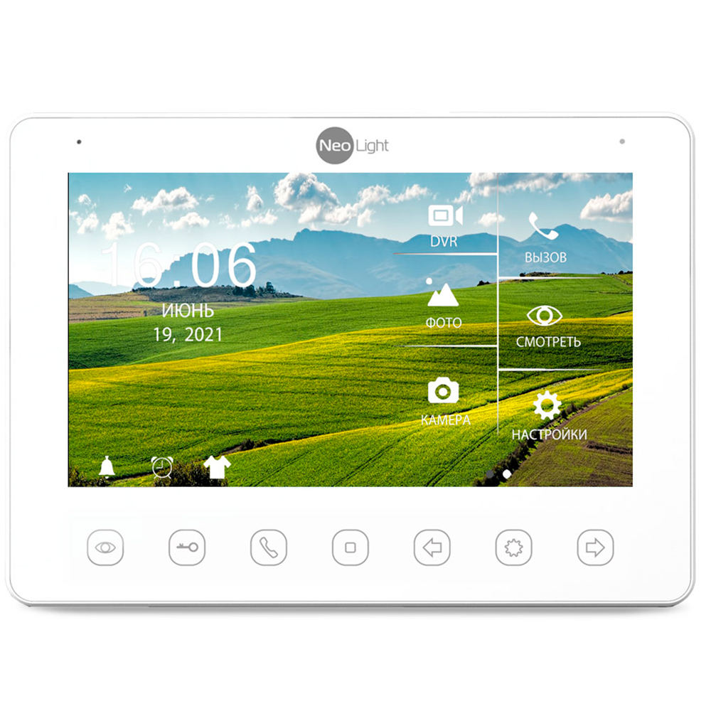 Комплект відеодомофона NeoKIT HD+ Silver