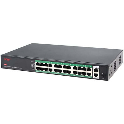 PoE-комутатор некерований 27-портовий ONV ONV-H1024PFD з 24 портами PoE
