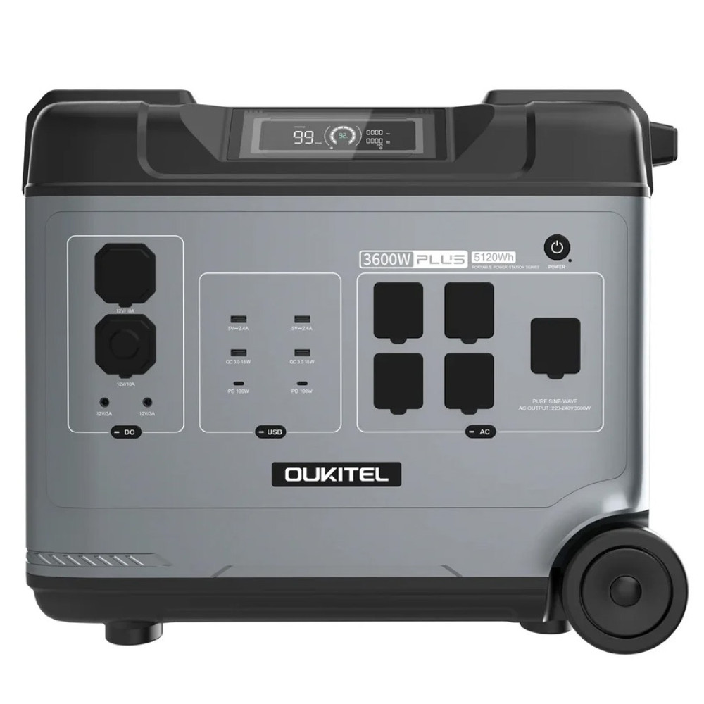 Портативна зарядна станція OUKITEL P5000E Plus 3600W 5120Wh