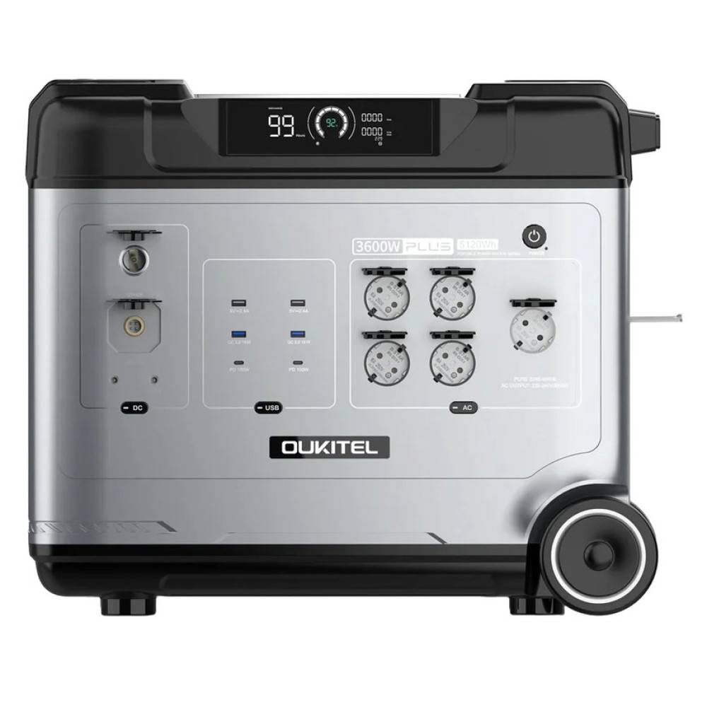 Портативна зарядна станція OUKITEL P5000E Plus 3600W 5120Wh