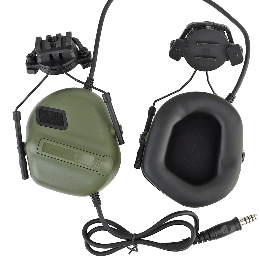 Активные наушники на шлем Partizan Tactical Active Helmet Headset Olive