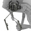 Адаптер для тактичних навушників на шолом Partizan Tactical FAST Helmet Headset Adapter 2 Black