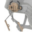 Адаптер для тактичних навушників на шолом Partizan Tactical FAST Helmet Headset Adapter 2 Coyote