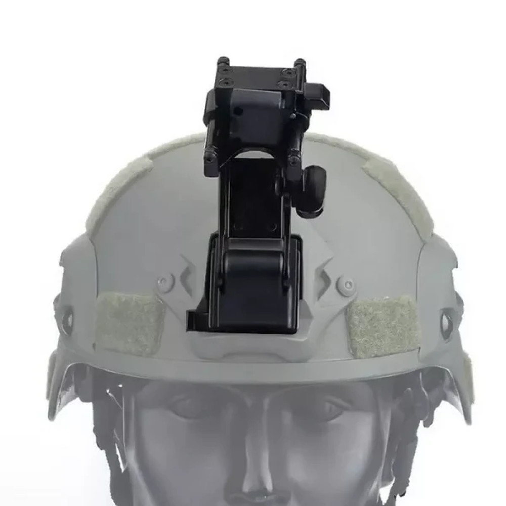 Кронштейн на шолом для приладу нічного бачення Partizan Tactical NVG Mount Metal Black