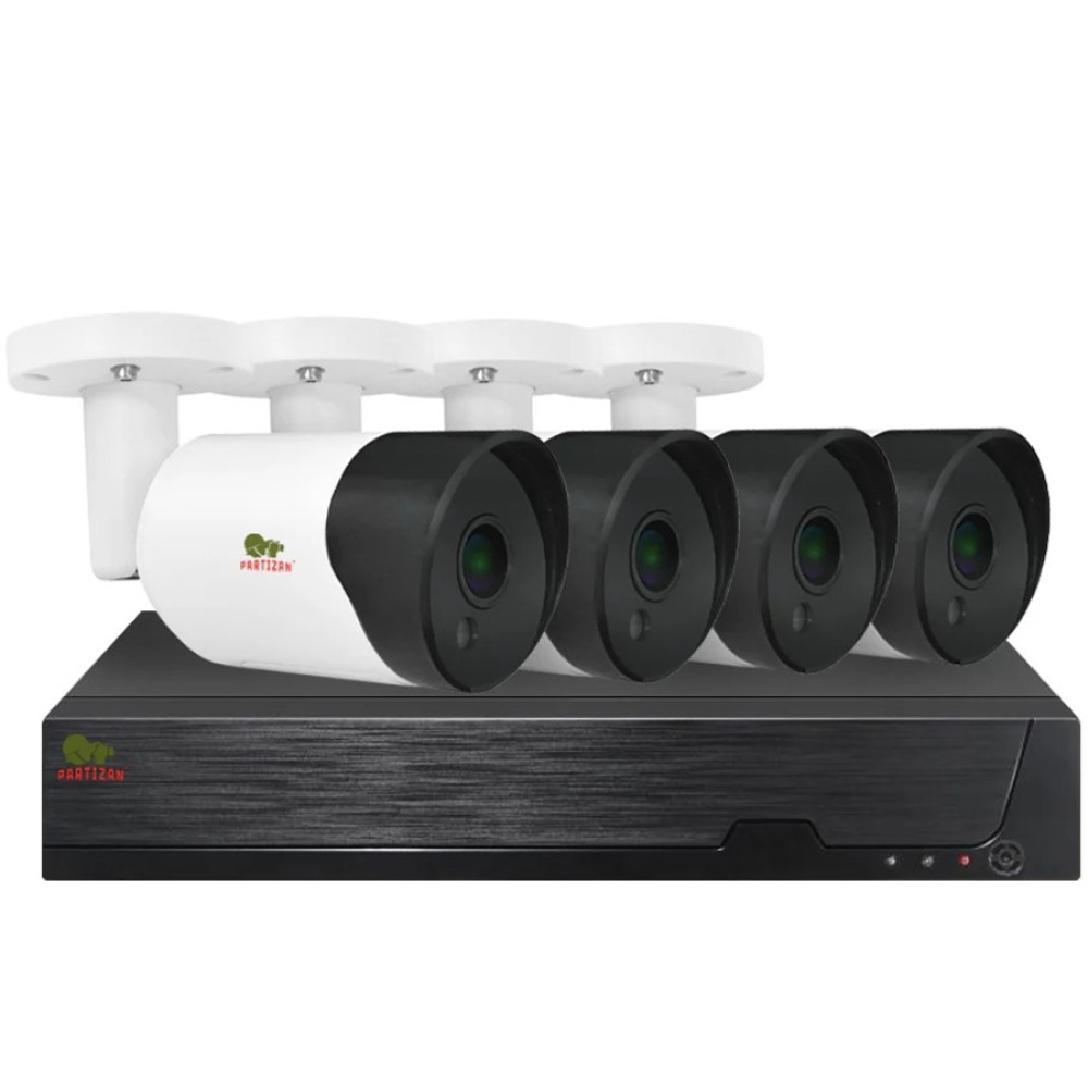 Комплект видеонаблюдения Partizan AHD-34 4xCAM + 1xDVR