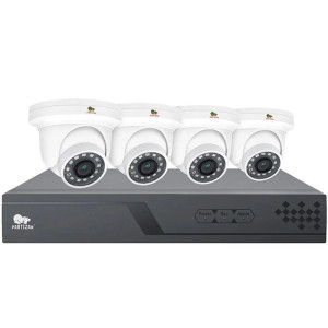 Комплект відеоспостереження Partizan IP-7 4xCAM + 1xNVR