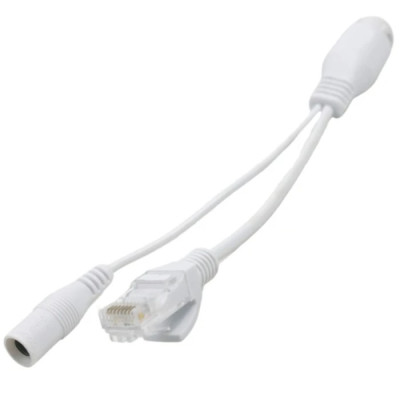 Passive PoE переходник IP+DC - Extender over UTP, Waterproof (влагозащищённый) Black