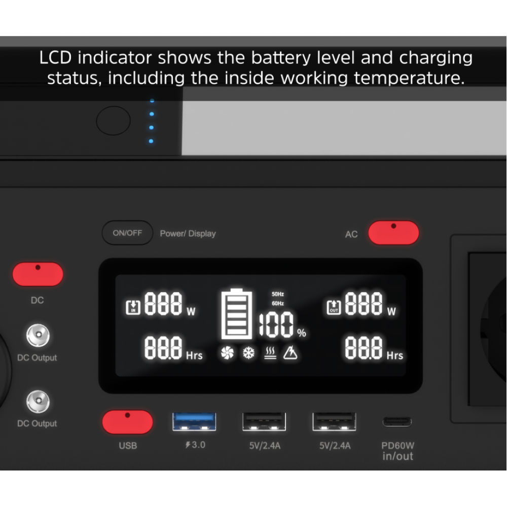 Зарядна станція Energizer PPS300W2 (300 Вт / 293 Вт·г)