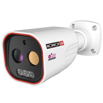 5 Мп IP-відеокамера Provision-ISR BMH-THERMAL-3-V2 теплова (3.2 мм) + оптична (4 мм)