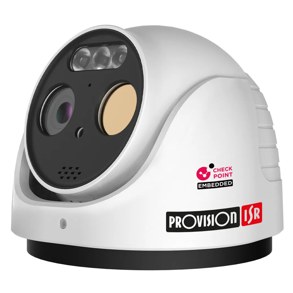 5 Мп IP-відеокамера Provision-ISR DH-THERMAL-7-V2 теплова (7 мм) + оптична (8 мм)